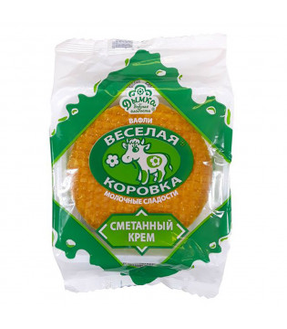Wafers  | Veselaya Korovka |  Sour Cream