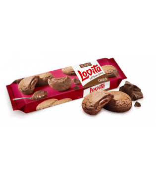 Roshen | Butter Cookies | "Lovita" | Choco-Cream Filling | 127g | 4.4 oz